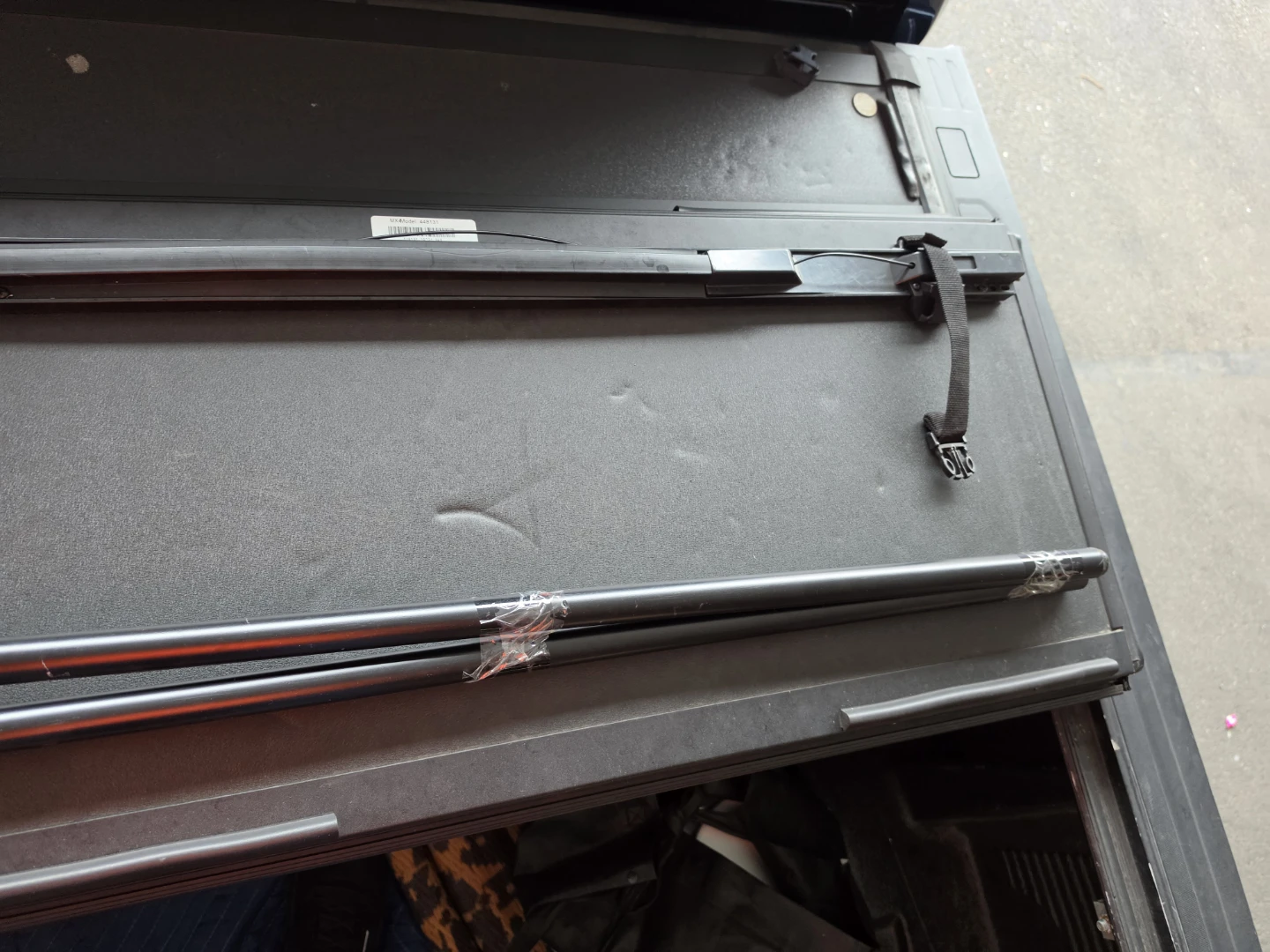 Set of Two Black Curtain Rods with Cage Finials - photo 2