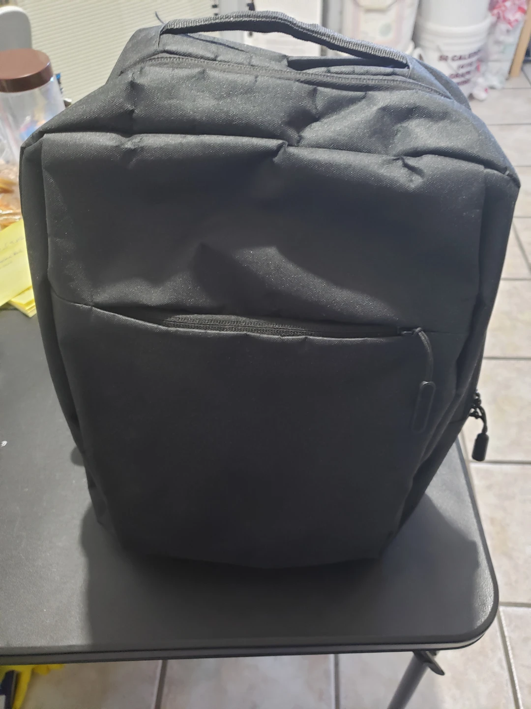 Black Minimalist Backpack