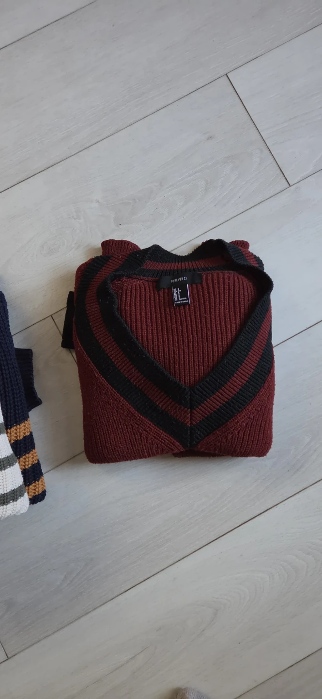 Forever 21 Striped Sweater and Cardigan Set - photo 5