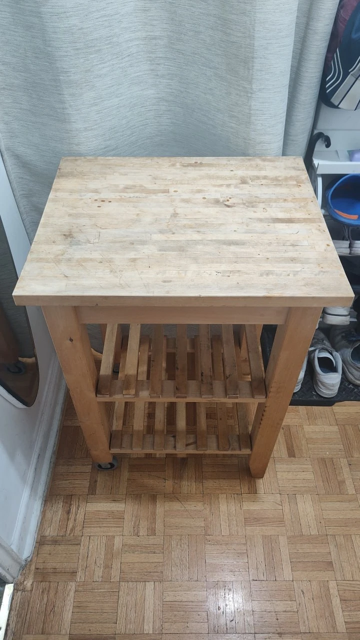 Rolling Kitchen Cart (kitchen island-table) - photo 3