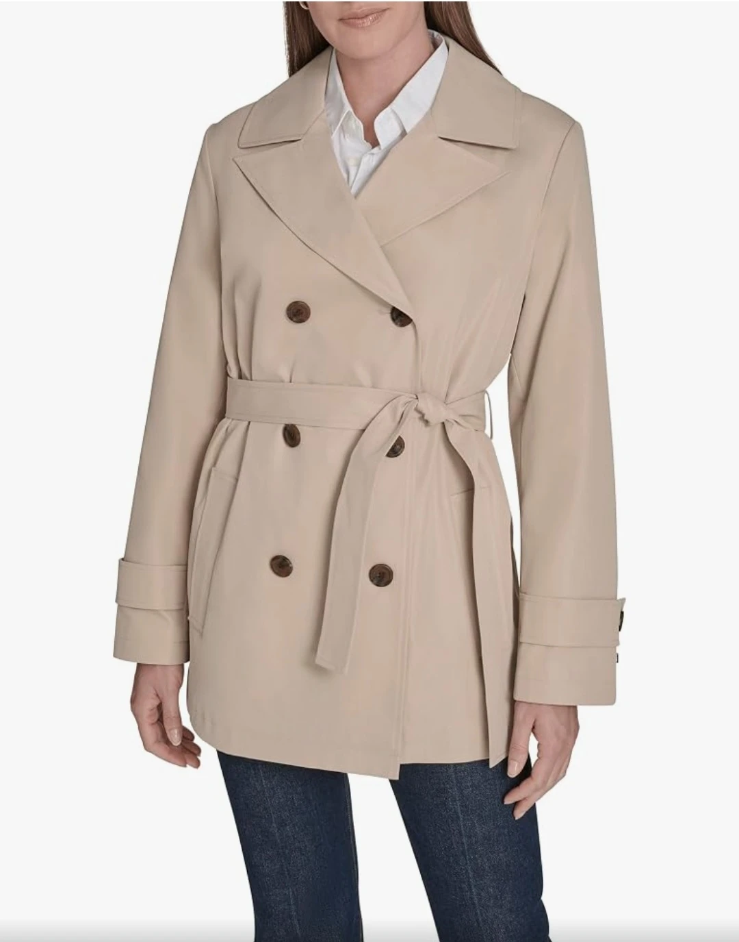 Tommy Hilfiger Women's Beige Trench Coat
