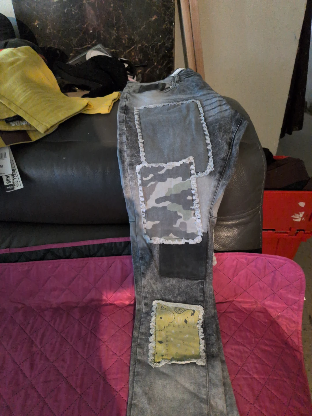 Rebel Minds Patchwork Denim Jeans Size M - photo 2