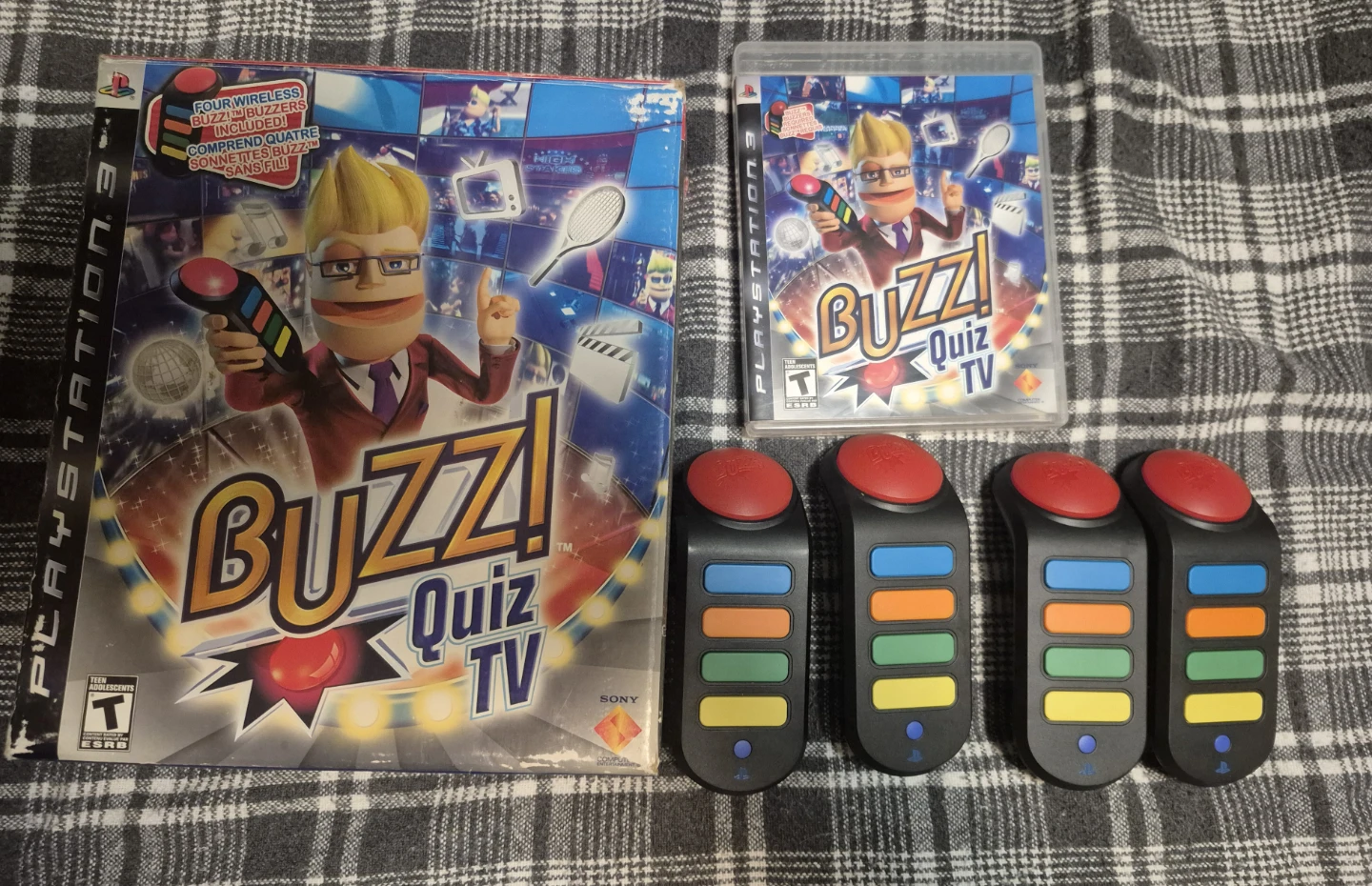 Buzz! Quiz TV for PlayStation 3 with 4 Wireless Buzzers - photo 2