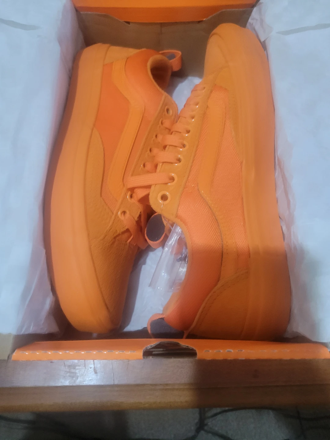 Orange Vans Skateboarding Shoes - photo 5