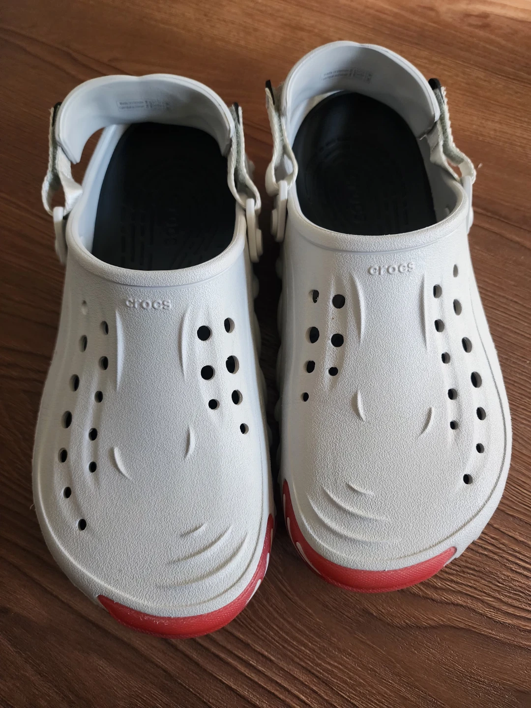 Crocs Offroad Sport Clogs White and Red - photo 2