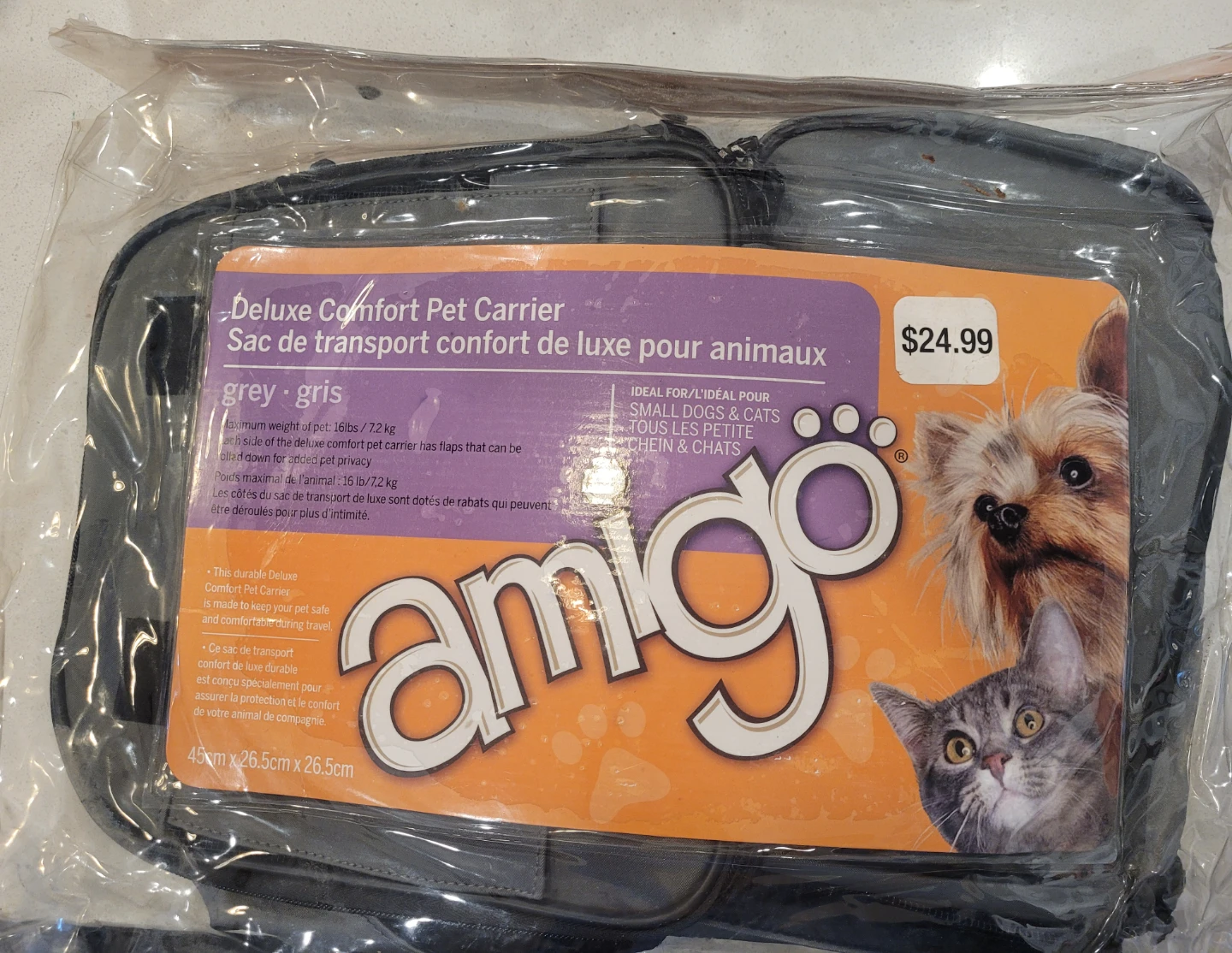 Amigo Deluxe Comfort Pet Carrier