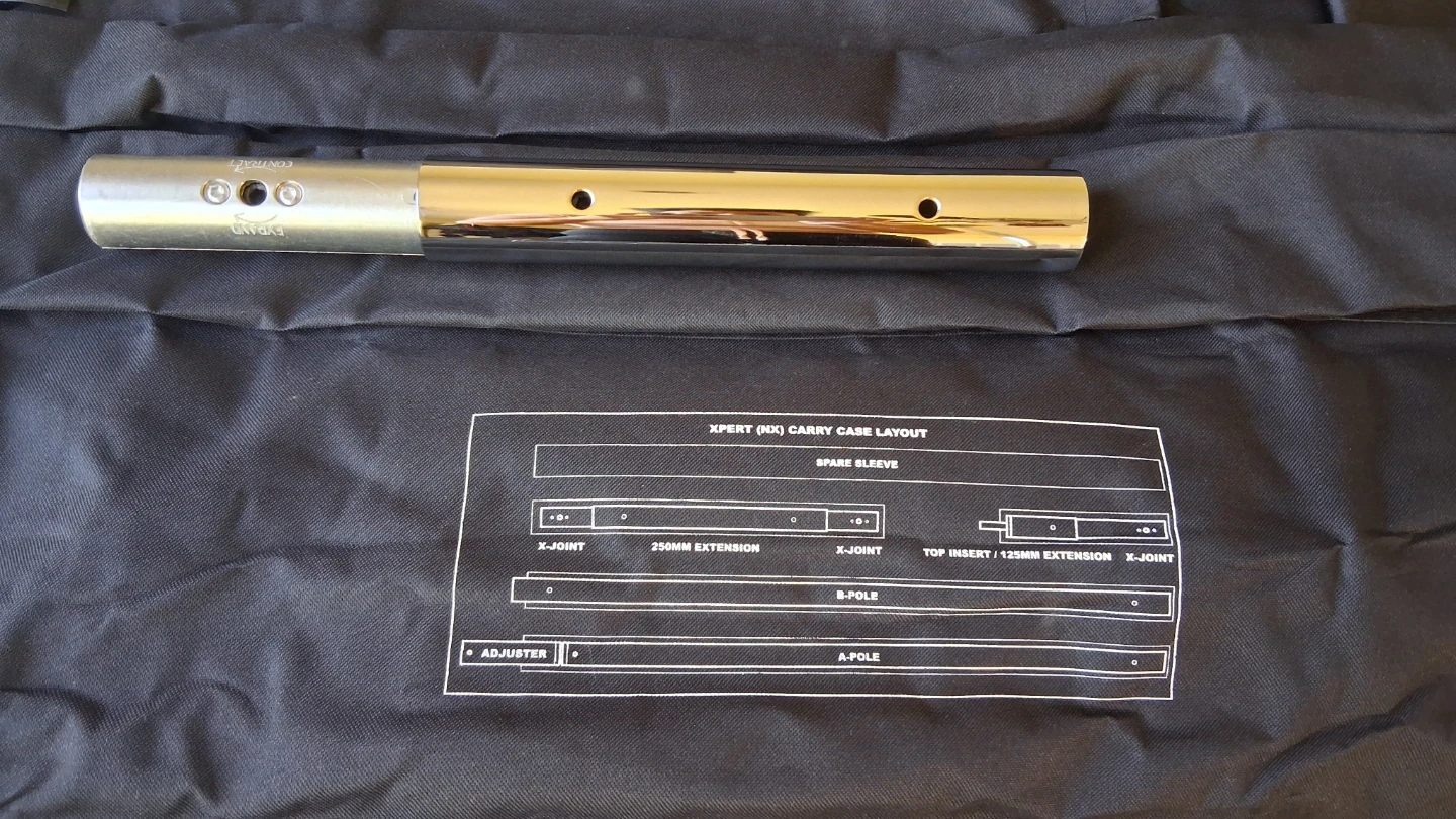 X-Pole XPERT Dance Pole – Chrome, Spin & Static, w/ Cases - photo 3