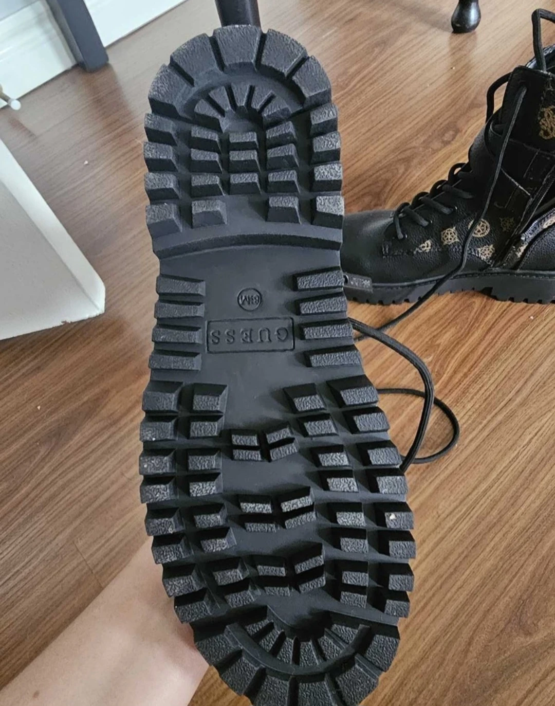 Guess Women's Black Combat Boots - photo 2