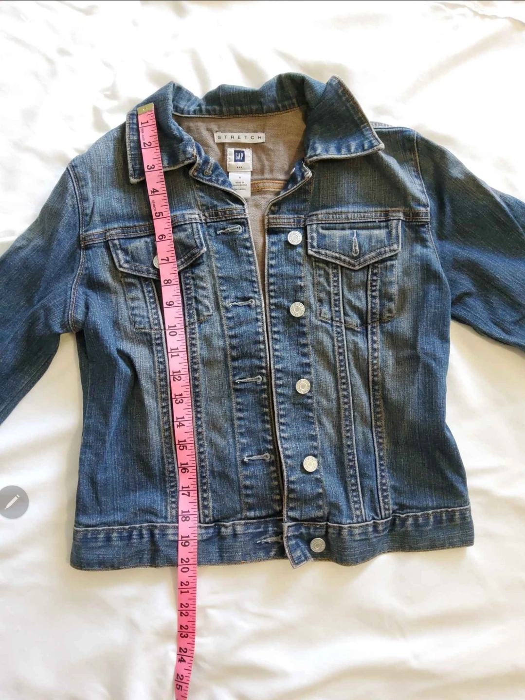 Gap Stretch Denim Jacket - Small - photo 5