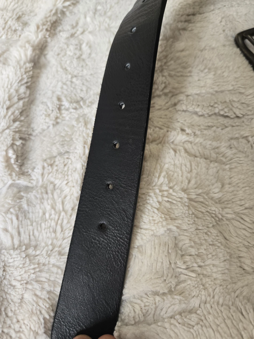 Reversible Leather Belt Size 42 - photo 5