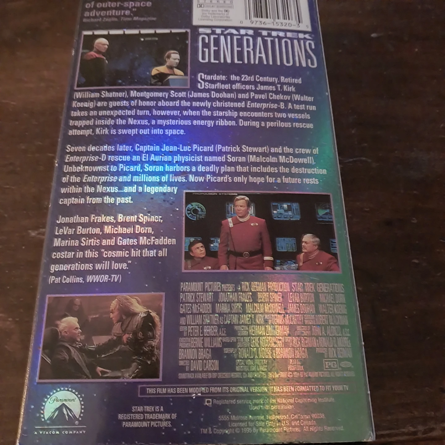 Star Trek Generations VHS - photo 2