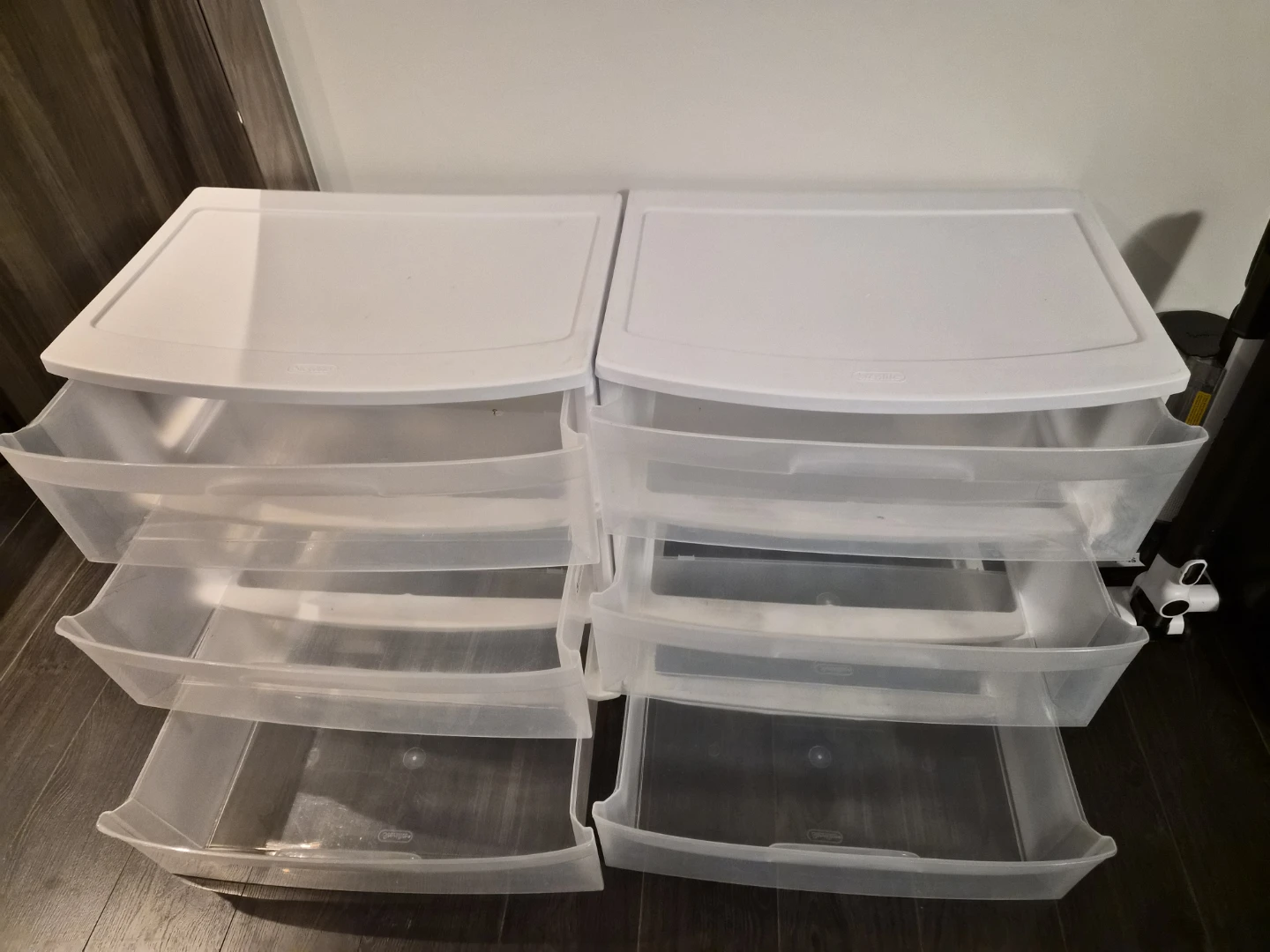 Two Sterilite 3-Drawer Carts - photo 2