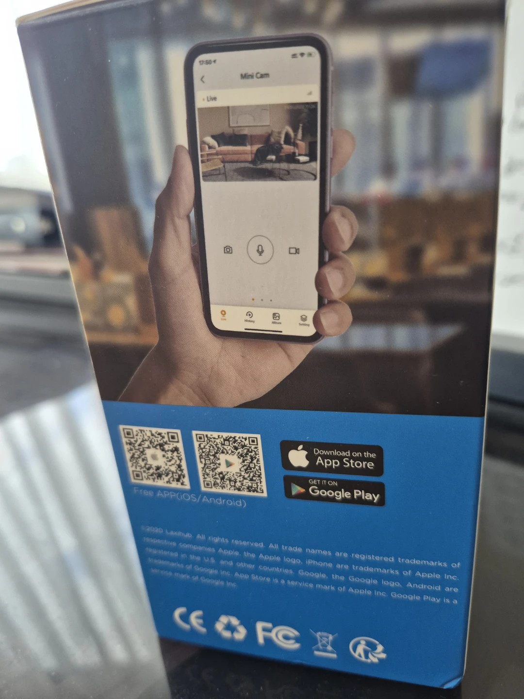 Laxihub MiniCam Full HD 1080P Indoor Wi-Fi Smart Camera - photo 2