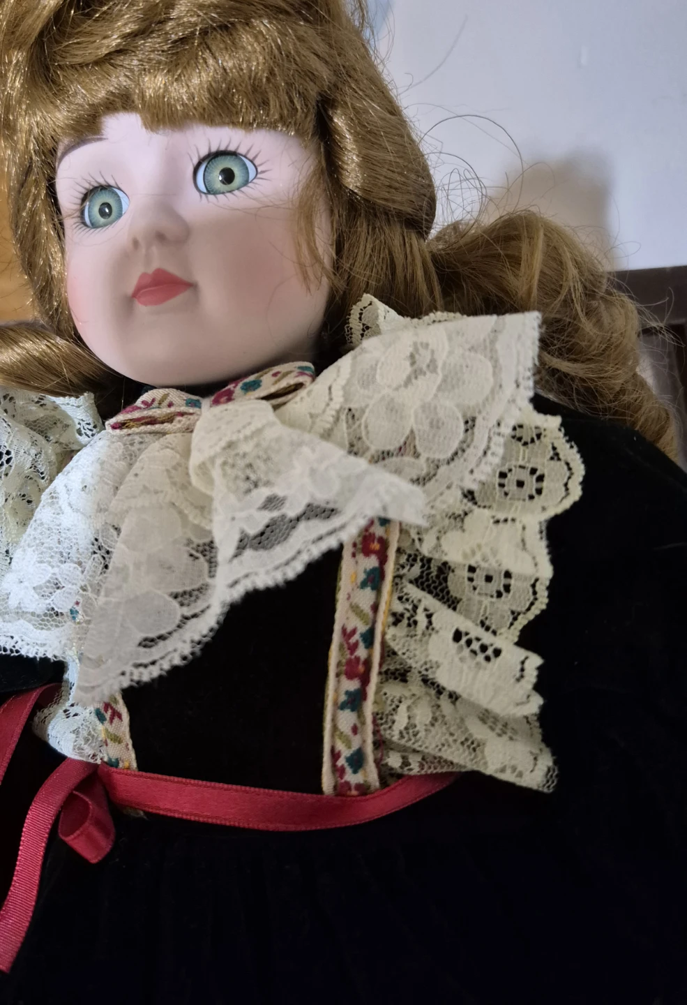 Vintage Porcelain Collector Doll
