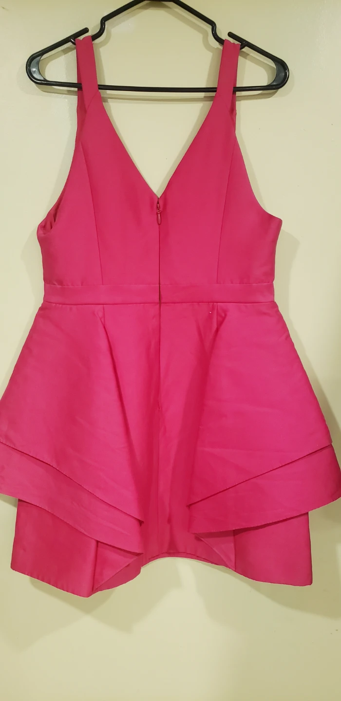 Halston Heritage hot Pink Dress Size 10 - photo 4