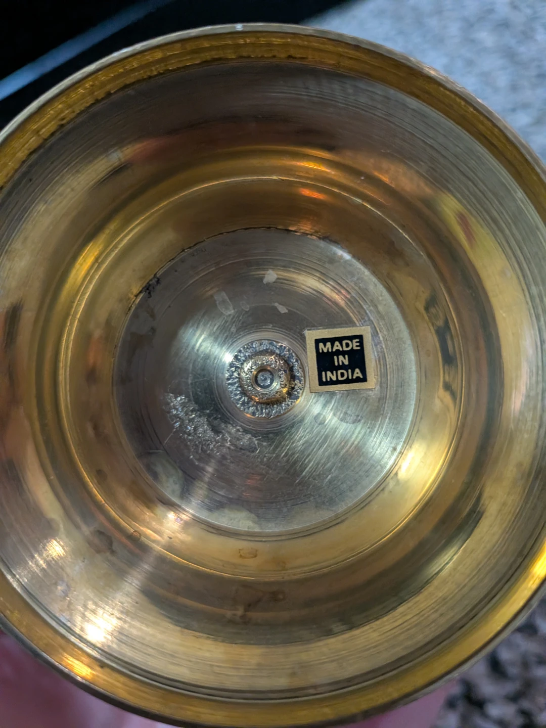 Vintage solid brass lidded urn, ginger jar - photo 5