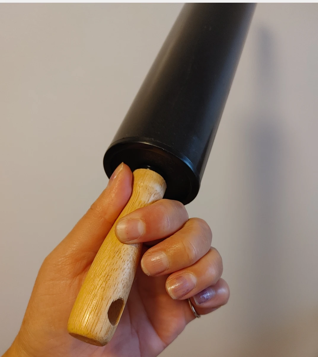 Non-stick Rolling Pin with Wooden Handles - photo 3