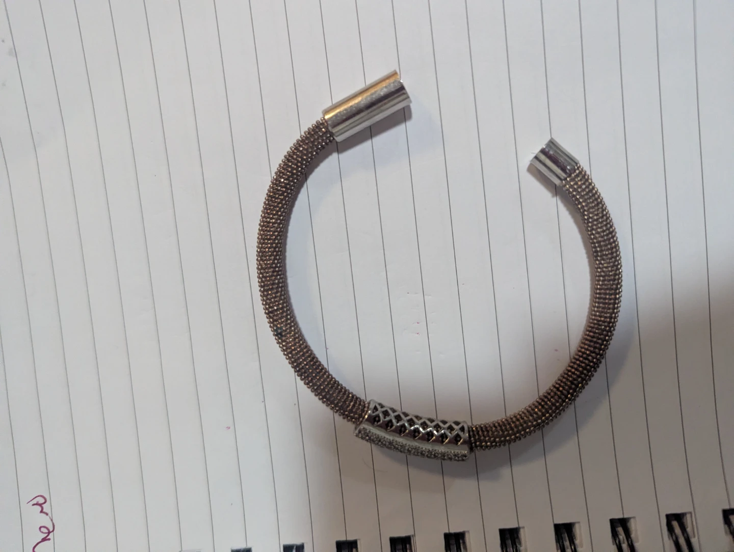Mesh Bracelet with Magnetic Clasp - photo 2