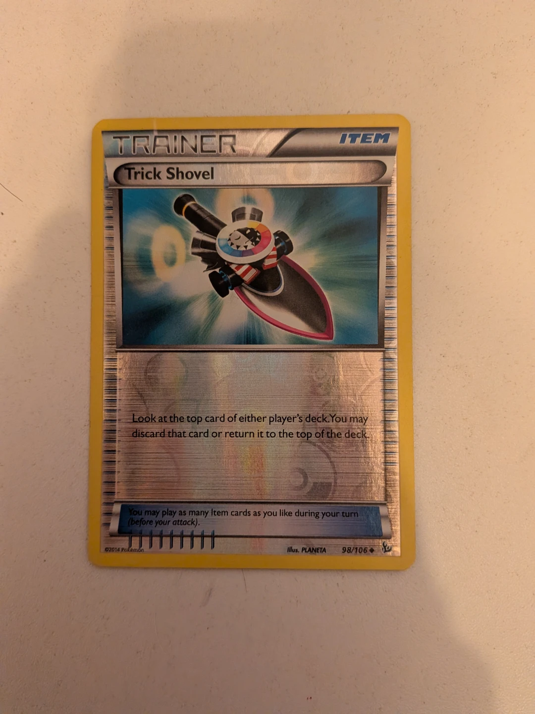 Pokemon Trading Card: Trick Shovel Trainer Card - photo 3
