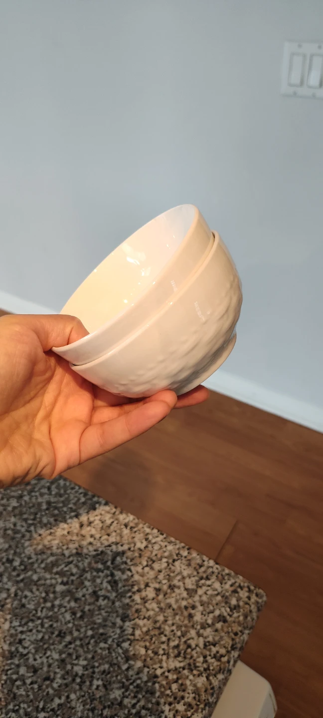 Set of 2 Gibson white bowls - photo 2