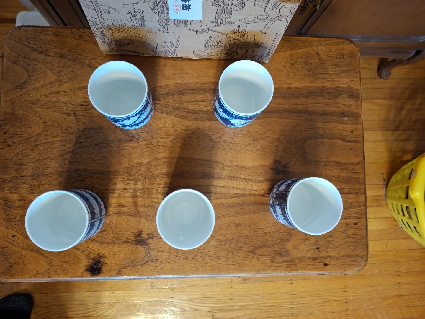 Set of 5 Japanese Ceramic Tea Cups - photo 2