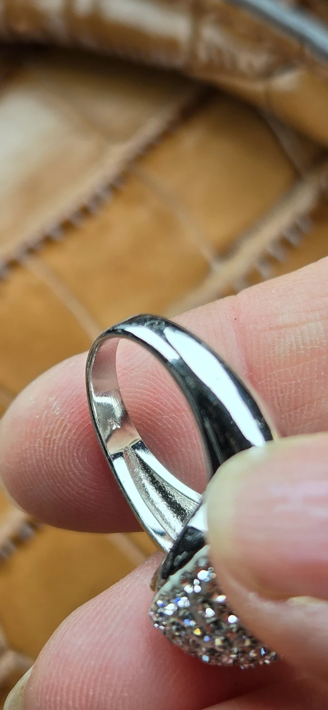 Swarovski crystal dome statement ring - photo 5