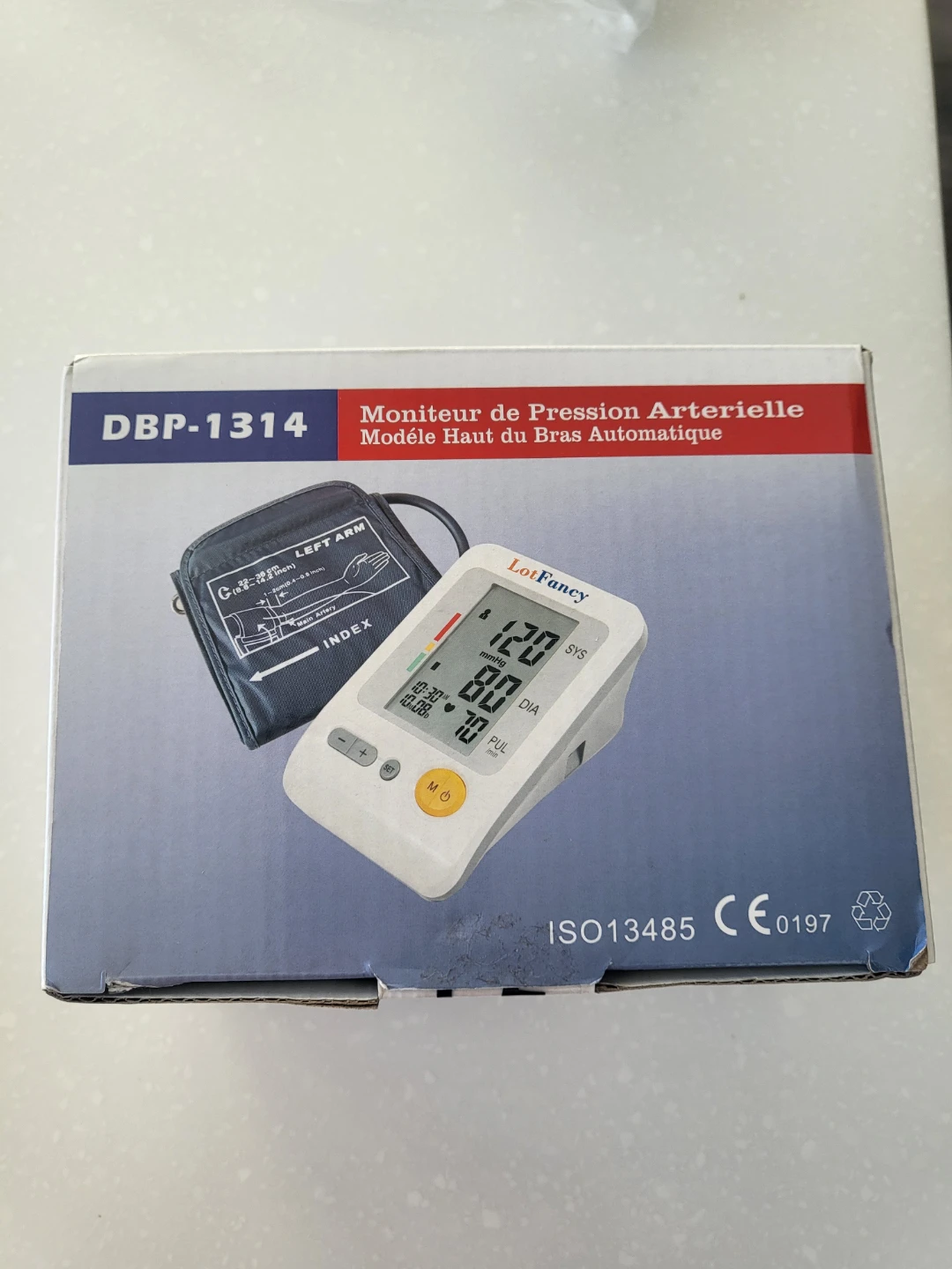 LotFancy Automatic Blood Pressure Monitor DBP-1314