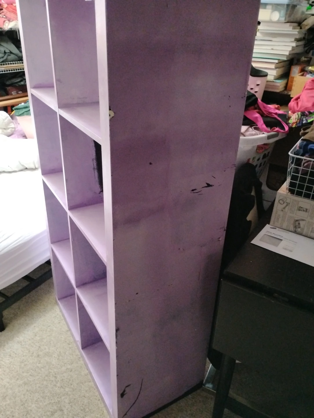 8-Cube Storage Shelf in Light Purple - photo 4