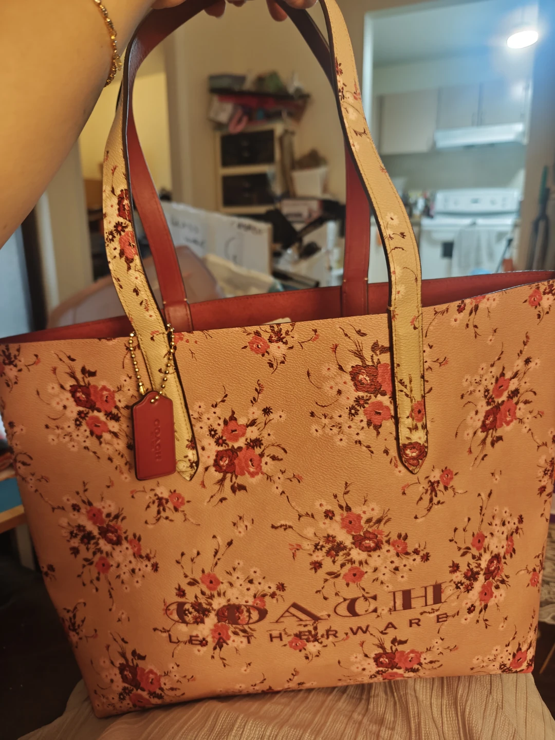 Coach Floral Tote Bag