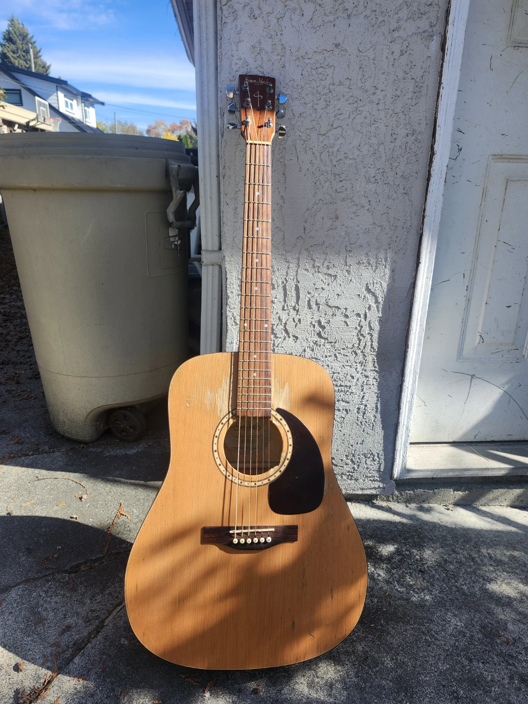 Simon & Patrick Acoustic Guitar with Case - photo 2