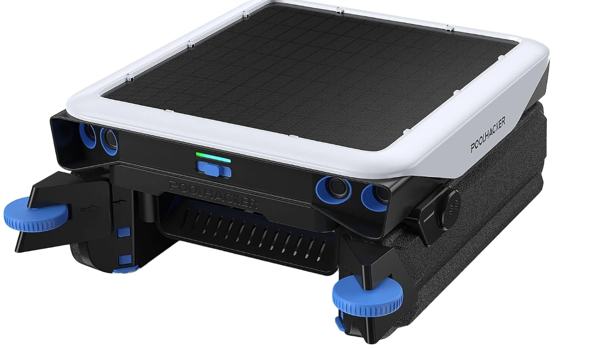 POOLHACKER Solar-Powered Pool Skimmer Robot