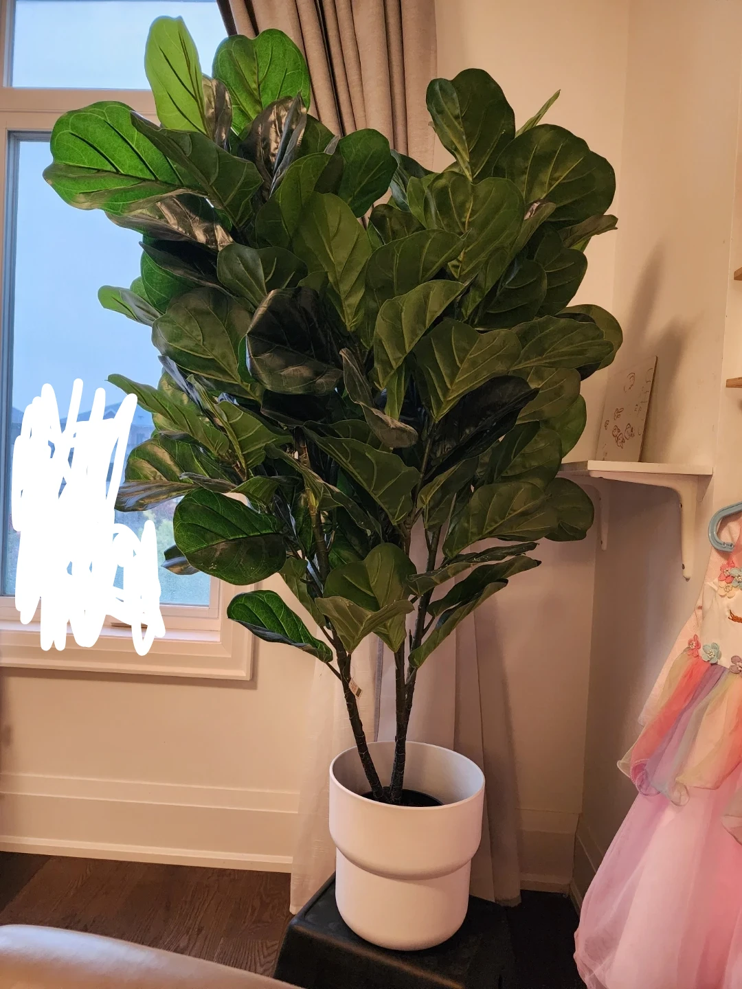 Large Artificial Fiddle Leaf Fig Tree - photo 3