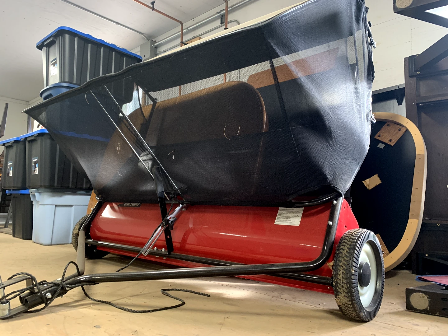 Tow-Behind Lawn Sweeper