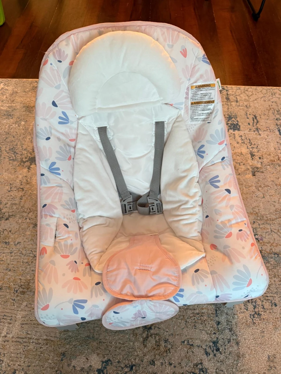 Pink Ingenuity baby vibrating bouncer and rocker (3 in 1) - photo 4