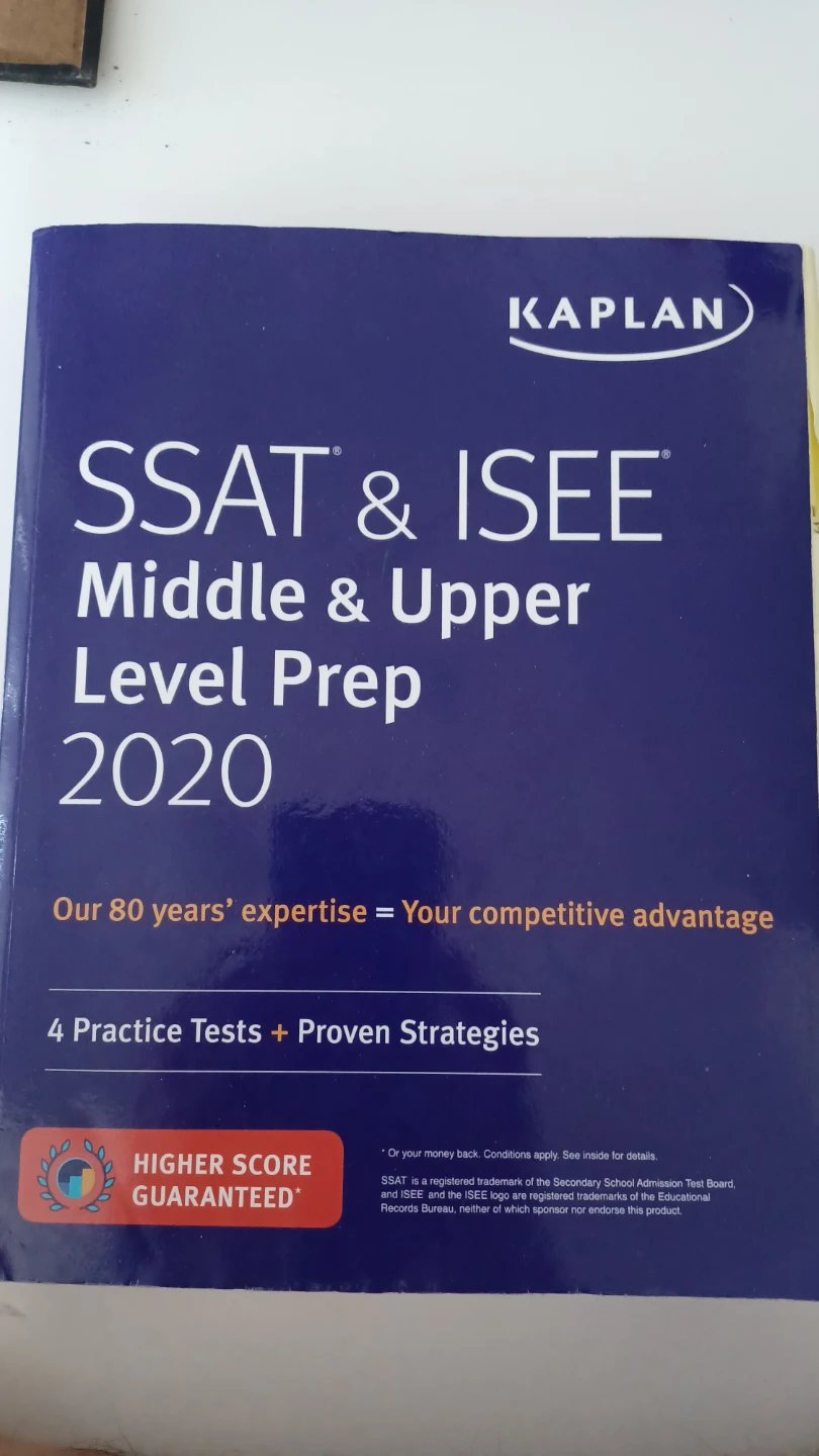 Set of Standardized SSAT Test Prep Books - photo 5