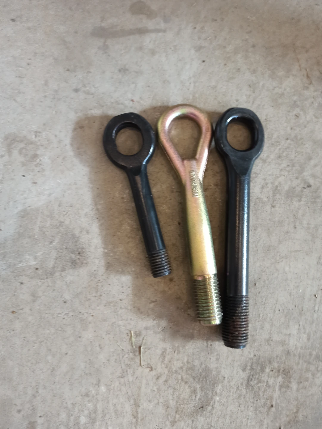 Set of 3 Vehicle Towing Eye Bolts