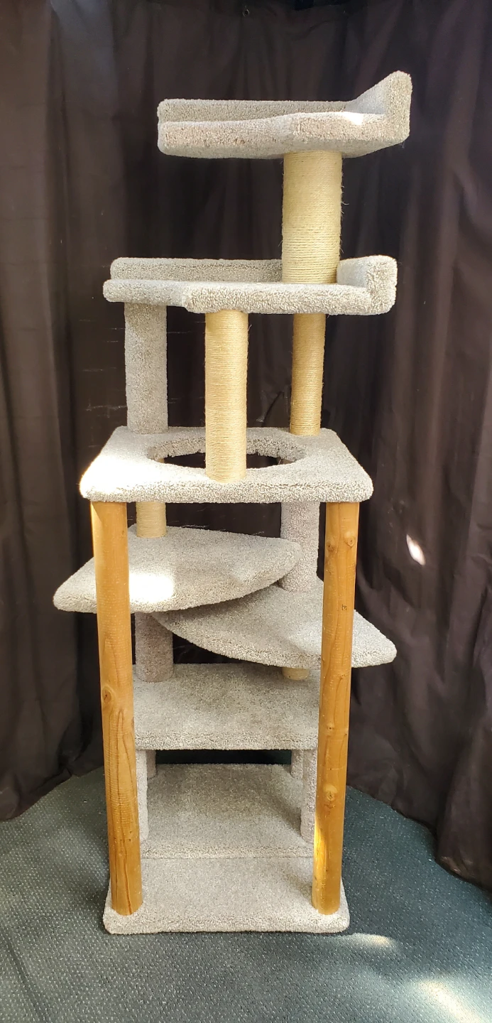 Multi-Level Carpeted Cat Tree - photo 2