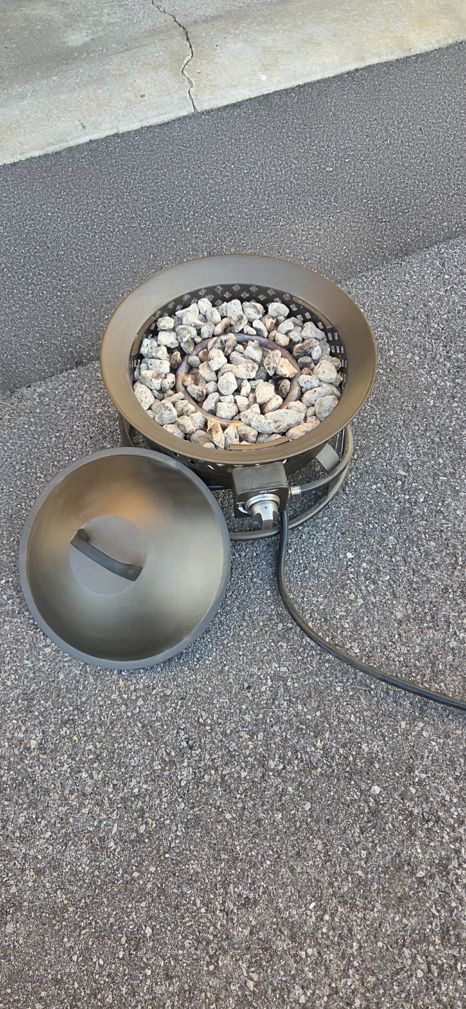 Portable propane fire pit