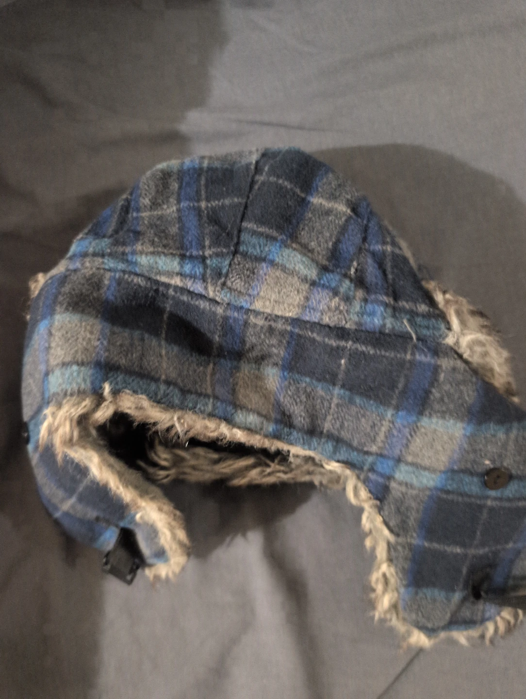 Blue Plaid Trapper Hat - photo 2