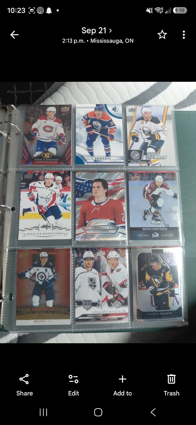 Assorted Upper Deck NHL Hockey Trading Cards