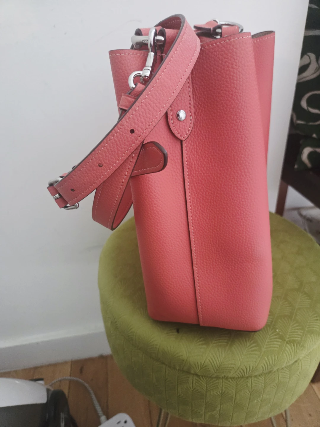 Coach Leather Bucket Bag in Pink - photo 2