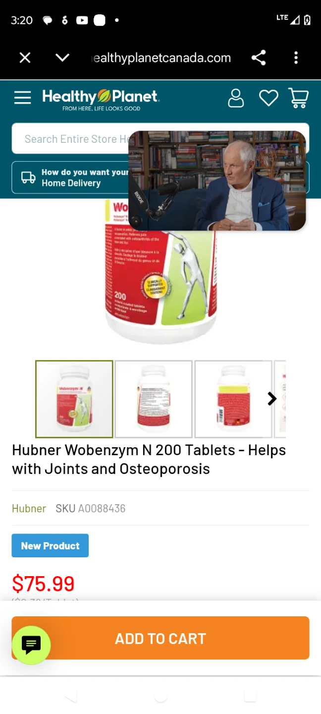 Wobenzym N 200 Tablets - Helps with Joints and Osteoporosis - photo 4