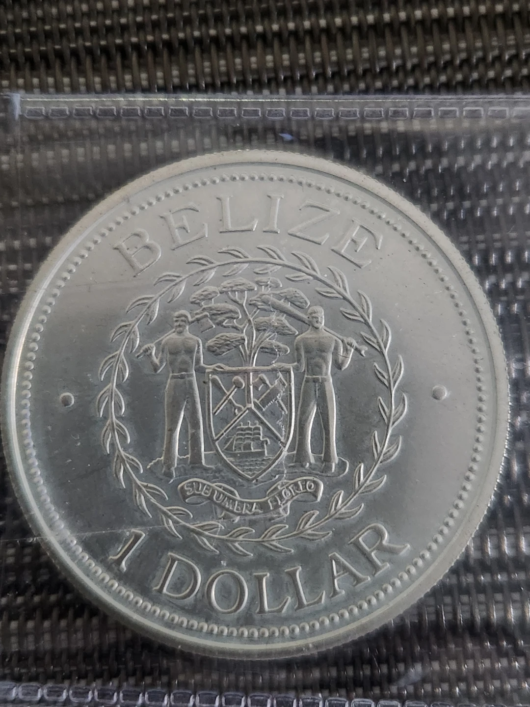 2002 Belize 1 Dollar Silver Mayan King Coin - photo 2