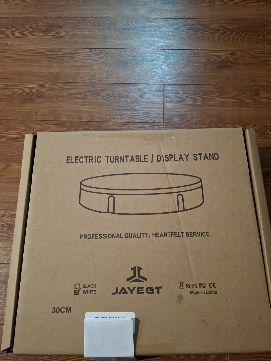 JAYEGT Electric Turntable Display Stand 30cm