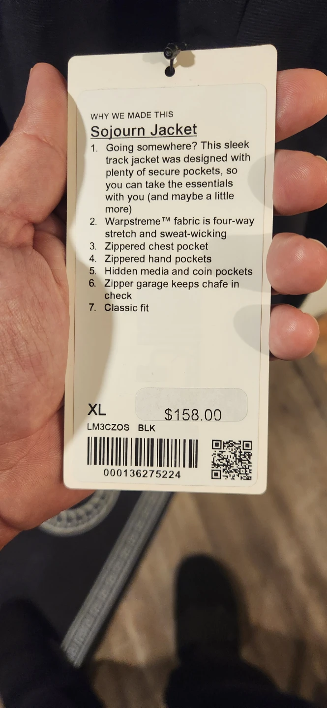Lululemon Sojourn Jacket - Black - XL - photo 3