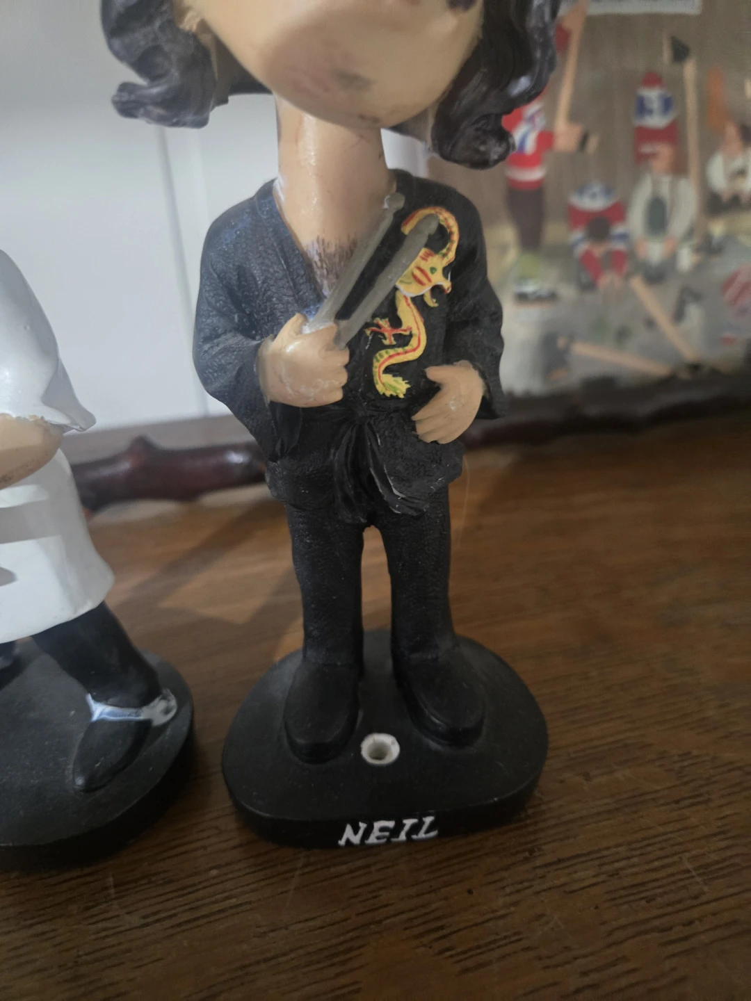 Rush Geddy Lee and Neil Peart Bobblehead Set - photo 2