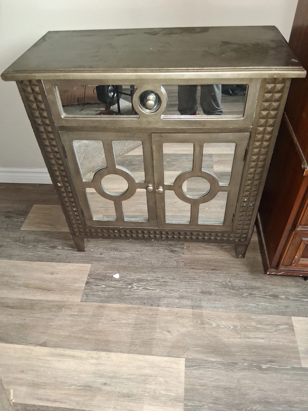 Mirrored Accent Cabinet