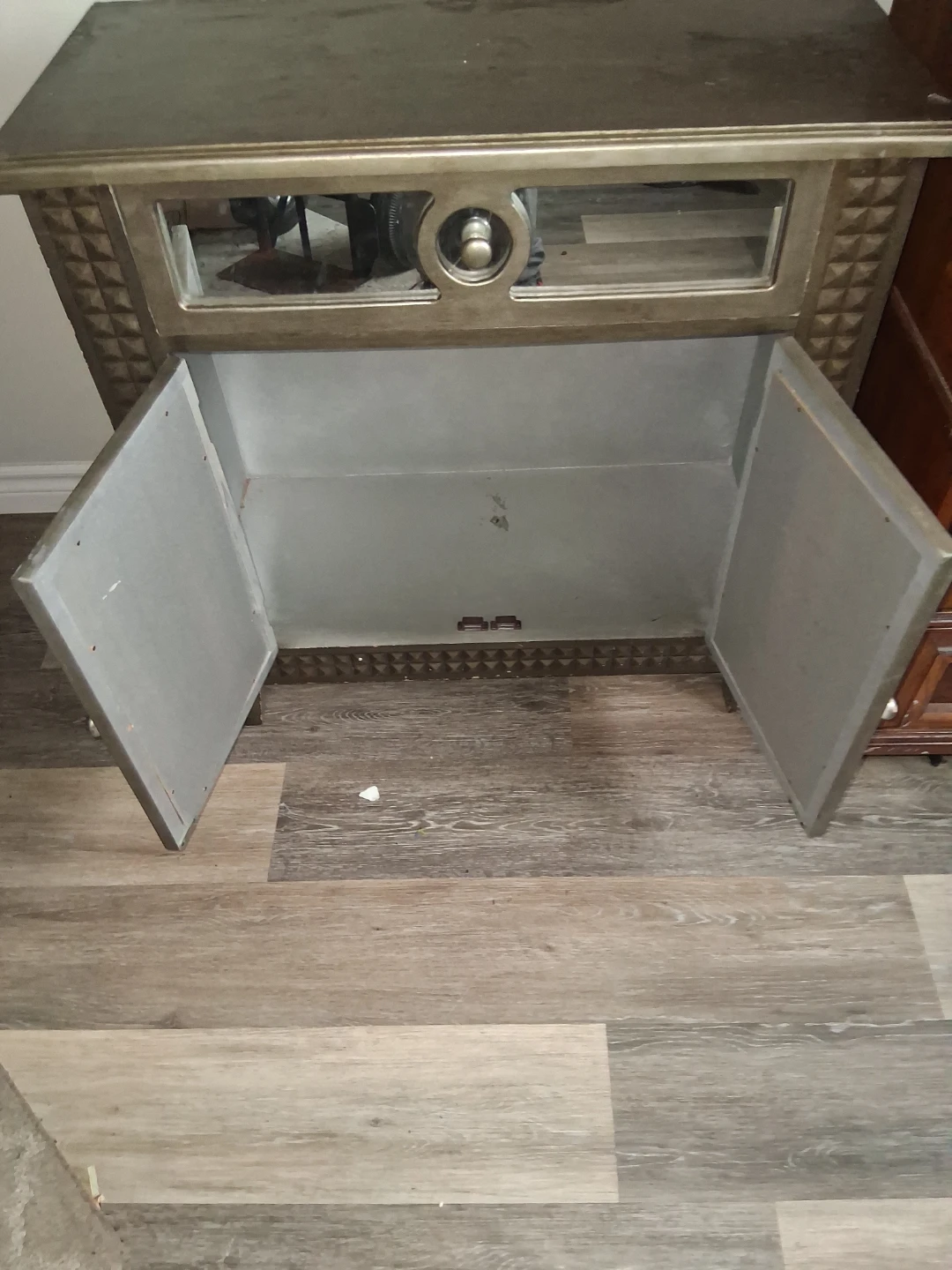 Mirrored Accent Cabinet - photo 2