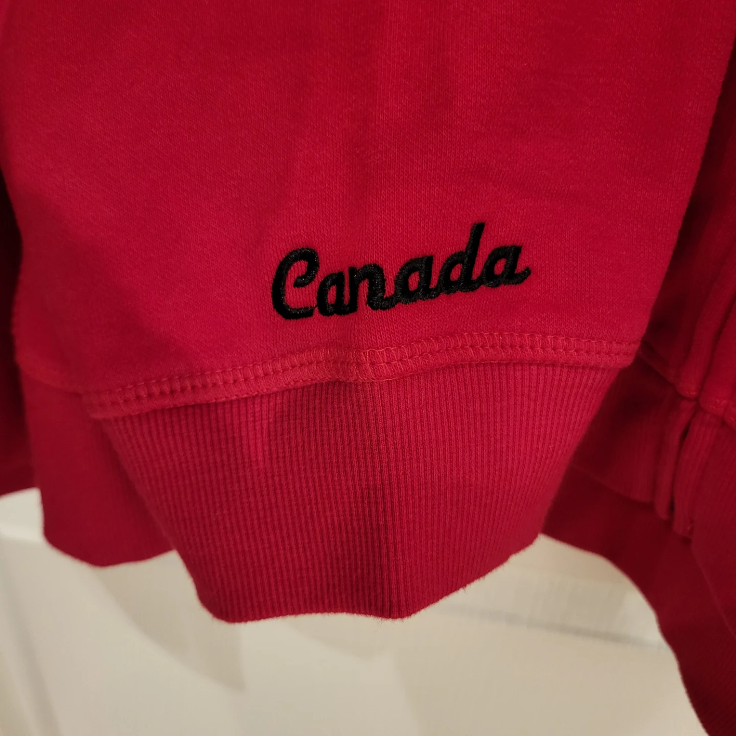 Canadiana Red Full-Zip Hoodie - photo 4