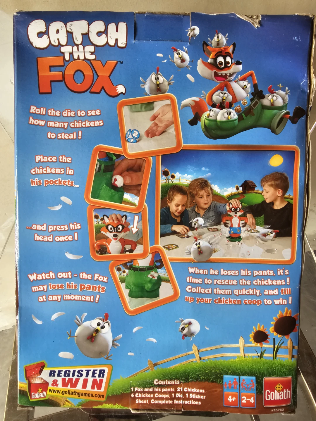 Catch The Fox Board Game Goliath 2016 Complete w/ Original Box - photo 3
